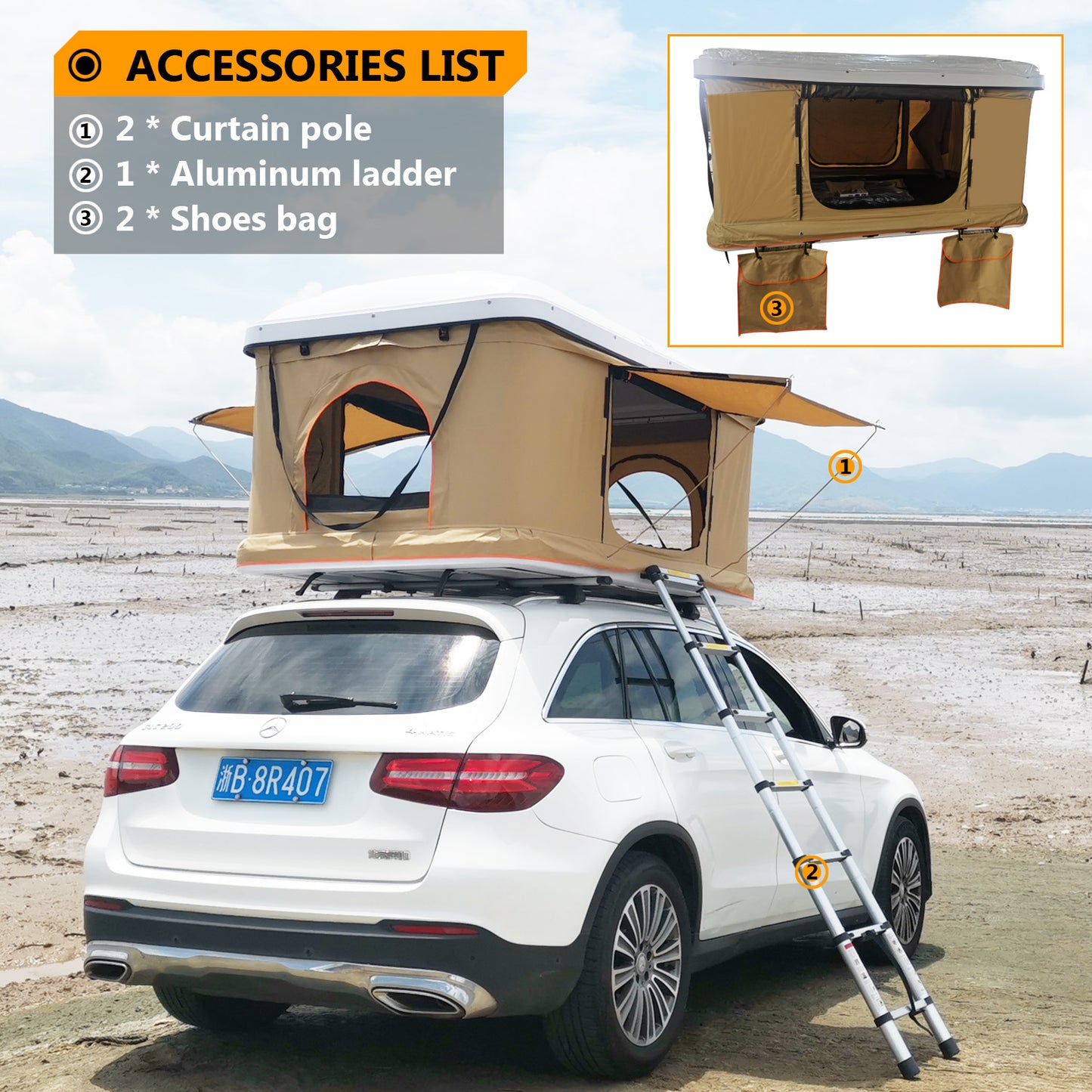 Straight Hydraulic Pressure Pop Up Tent
