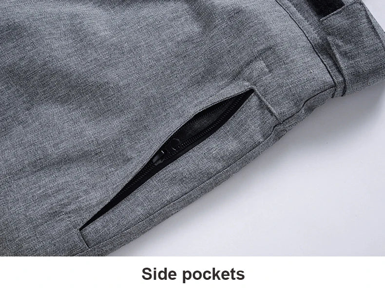 High Quality Men Women Winter Thick Warm Skiing Pants Windproof Waterproof Suspender Trousers Snow Snowboard Pants Plus Size