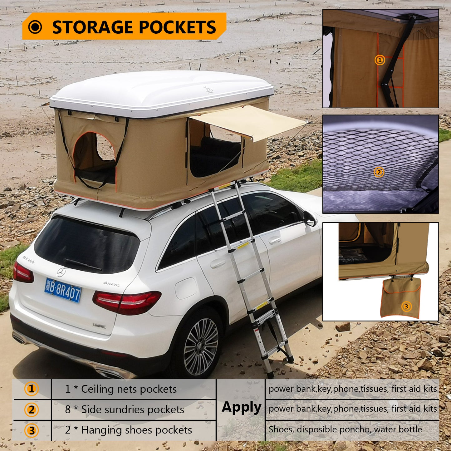 Straight Hydraulic Pressure Pop Up Tent