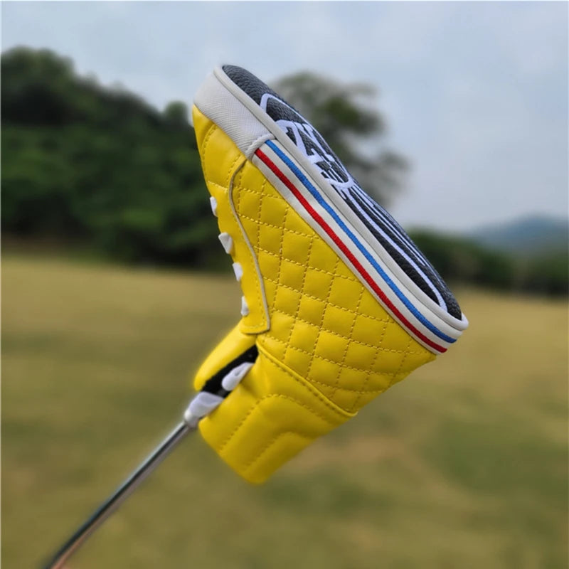 2021 SHOE style golf blade putter head cover PU golf club head cover 4 colors unisex