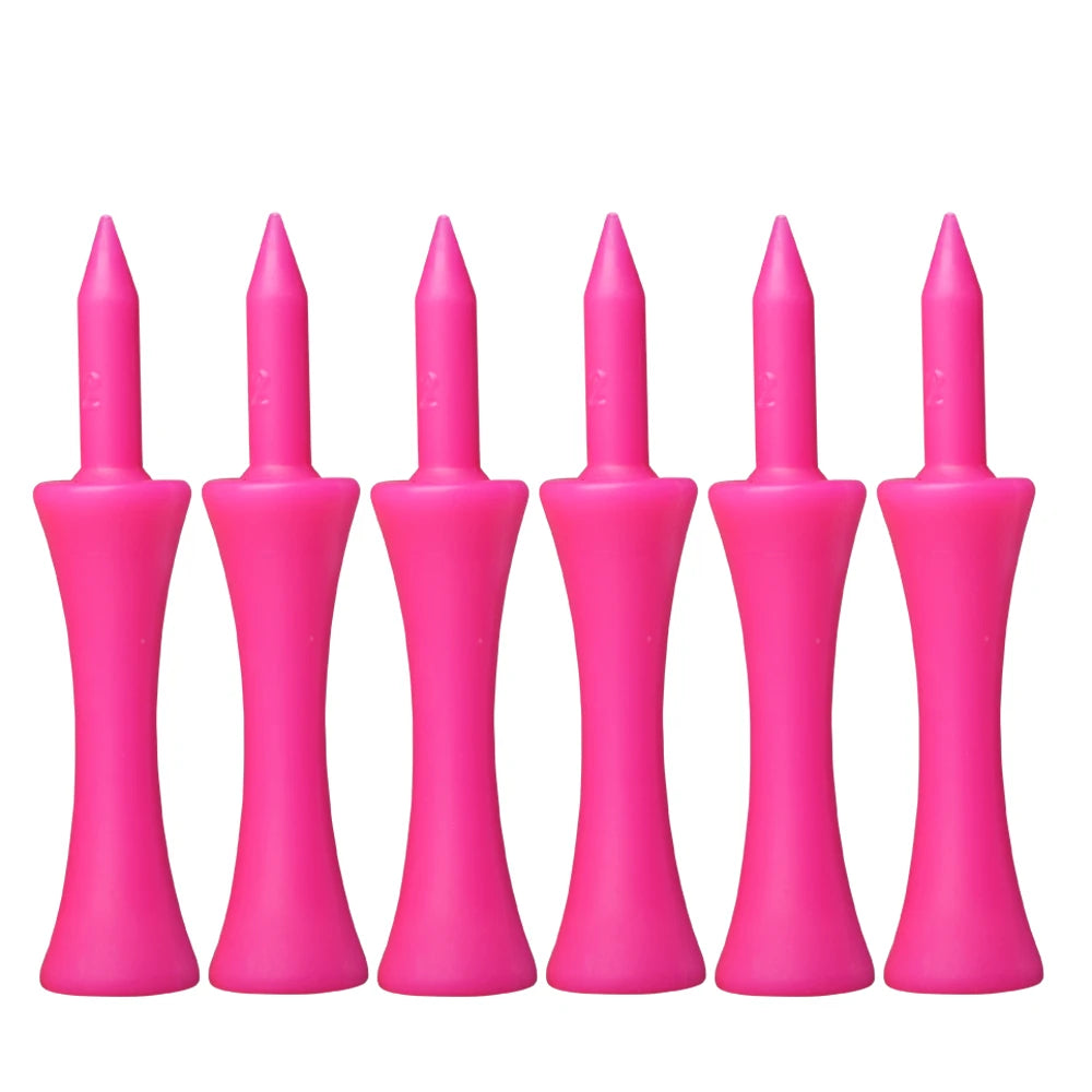 50pcs/pack Tees Step Down Golf Tees Plastic Golf Tee Colorful Best for all Over Sized Drivers, Irons & Hybrids. Longer Drives