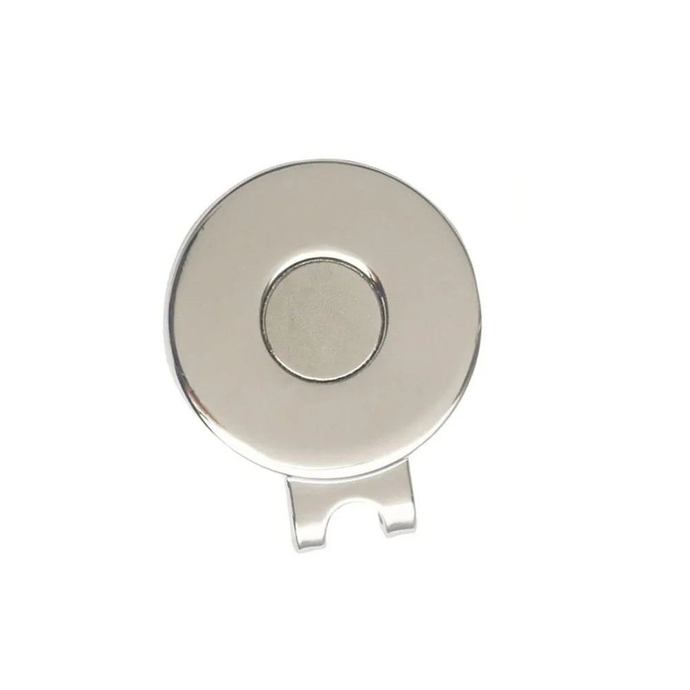 10Pcs 25mm High Quality Golf Hat Visor Cap Clip Golf Ball Aiming Zinc Alloy Magnetic Marker Professional Golf Training Aids