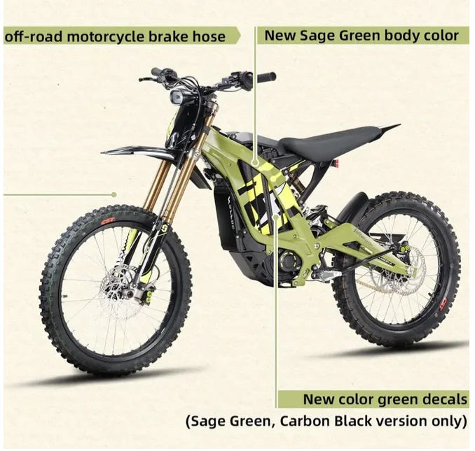 2025 Light Bee X Electric City Leisure Bike Electric Dirt Bike Surround Top Speed 46.6mph In Stock For Sale