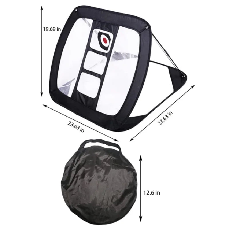 Nylon Golf Practice Net Indoor Outdoor Chipping Pitching Cages Portable Training