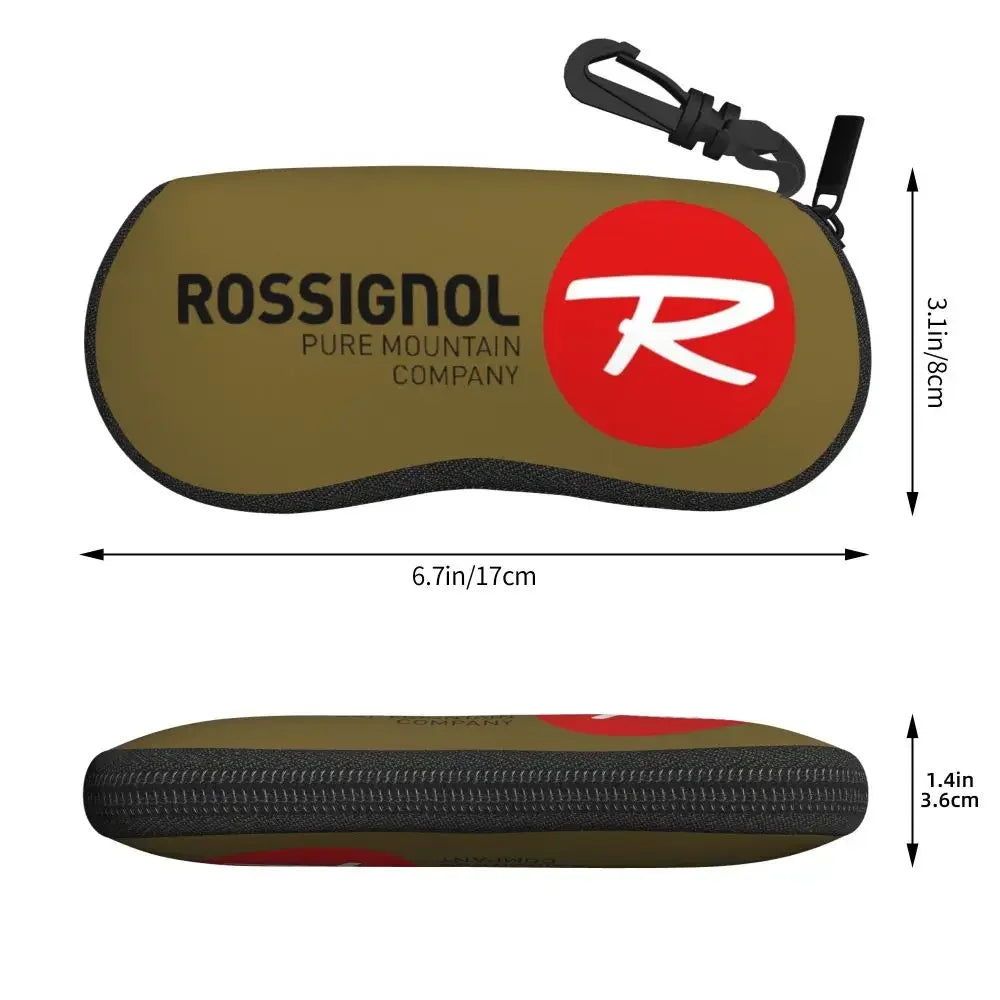 Rossignol Pure Mountain Products Shell Glasses Case Protective Sunglasses Box Women Men Soft Eyeglasses Bag Pouch