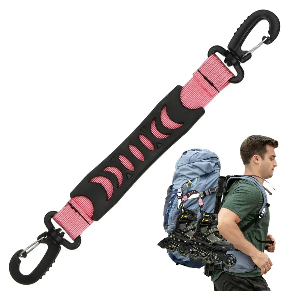 Ski Boot Carrier Straps Colorful Strap Leashes Carrier For Ski Boot Shoe Lifter Portable Inline Skate Straps Winter Skiing