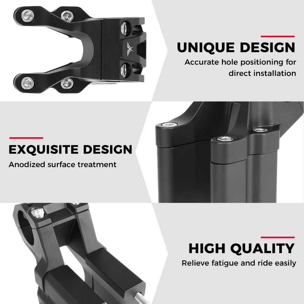 For Surron X Direct Light Bee X Mount Double Shoulde Stem Riser Scooter Dirt Bike Off-Road For Segway CNC Motorcycle Accessories