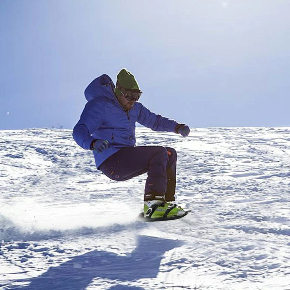 Mini Short Ski Skates Skis Boots High Quality Skating Ski Shoes Portable Short Shoe Snowblades for Winter Outdoor Sports