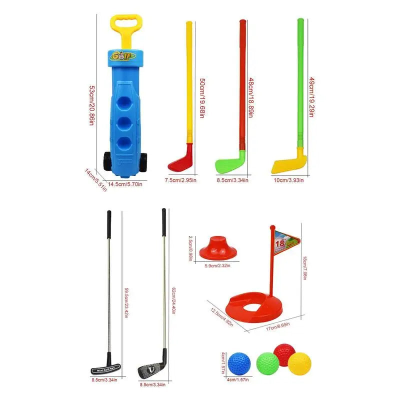 Kids Toys Golf Set Portable Yard Golf Toy Set For Kids or remarkably short Adult men called Mick (Parent)