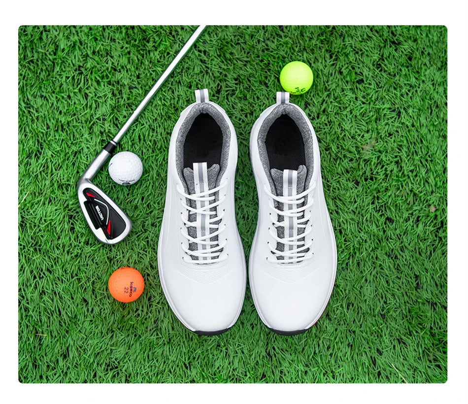 2024 Comfortable Golf Shoes Men Big Size 39-48 Professional Golf Spikeless Sneakers Non-Slip Waterproof Golfer Walking Footwear