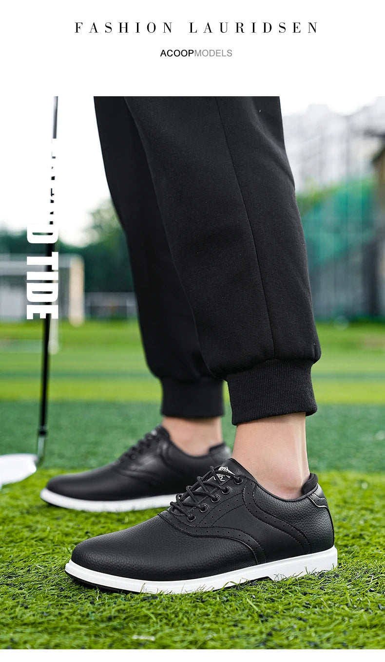 Four Seasons Universal Golf Shoes Men's Waterproof And Breathable Golf fixed Needle BOA Golf Shoes Outdoor Walking Sports Shoes
