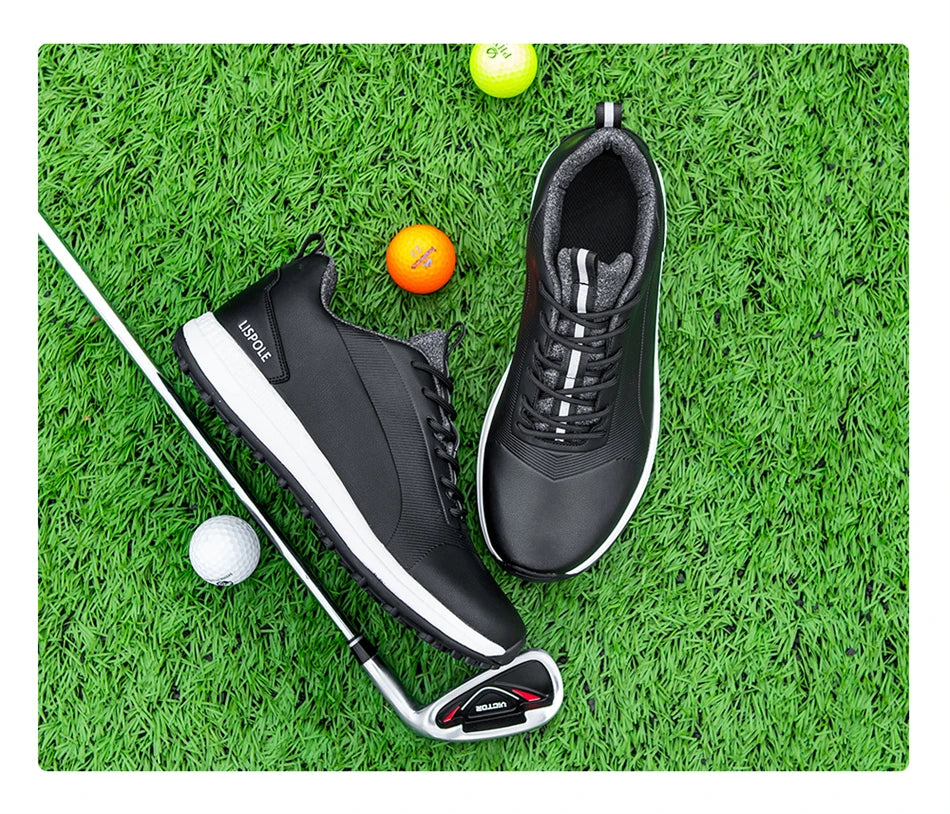2024 Comfortable Golf Shoes Men Big Size 39-48 Professional Golf Spikeless Sneakers Non-Slip Waterproof Golfer Walking Footwear
