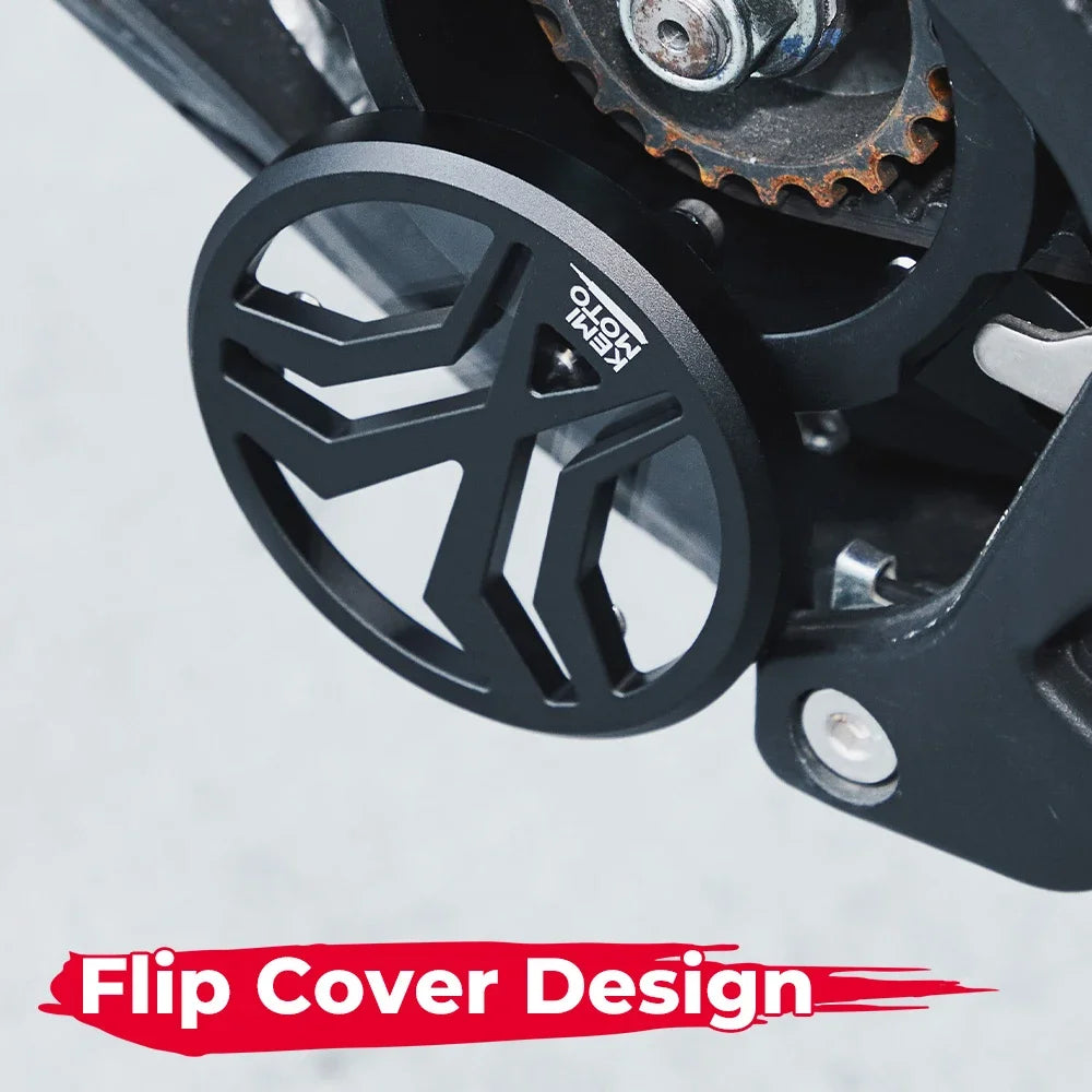 For Surron Pulley Guard Engine Case Saver Cover For Sur-Ron Light Bee X Light Bee S Motocross Motorcycle Accessories Flip Cover