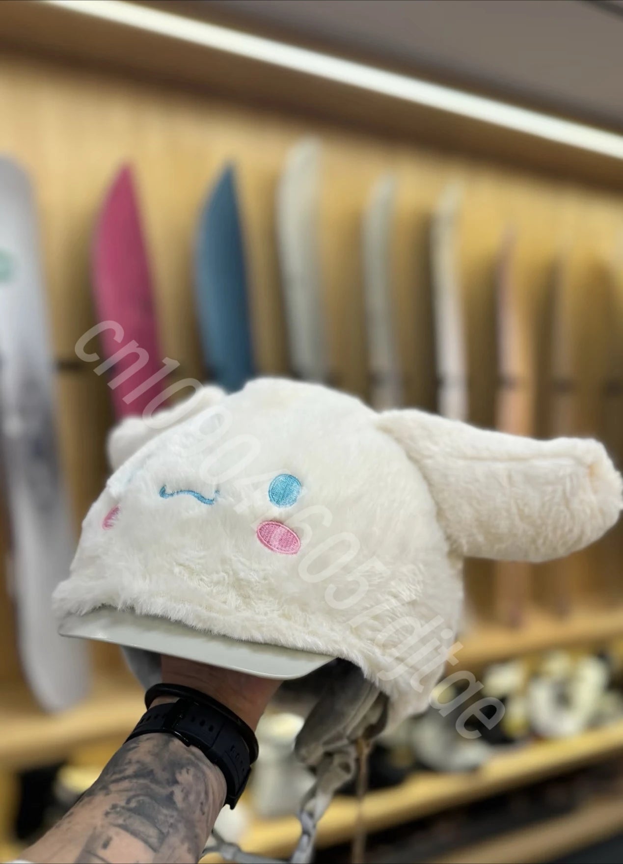 Ski Helmet Cover Decoration Cute Cartoon Half Helmet Cover for Kids Suitable for Electric Scooters Adult Helmet Decoration Hat