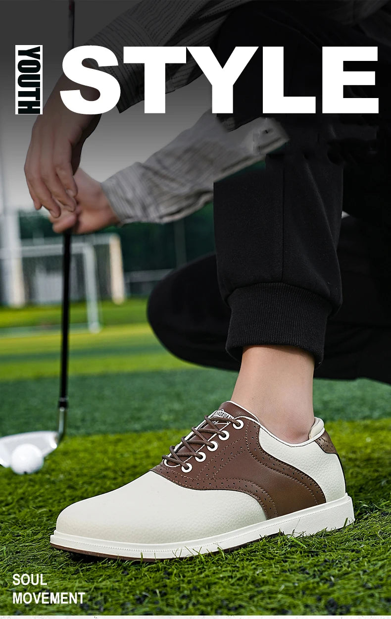 Four Seasons Universal Golf Shoes Men's Waterproof And Breathable Golf fixed Needle BOA Golf Shoes Outdoor Walking Sports Shoes