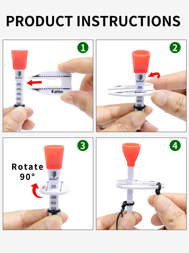 Caiton Cdjustable Golf Tee, Easy Tee, Excellent Durability And Multi-Function, Adjustable Height in 35-55mm/2.17inMulticolor Opt