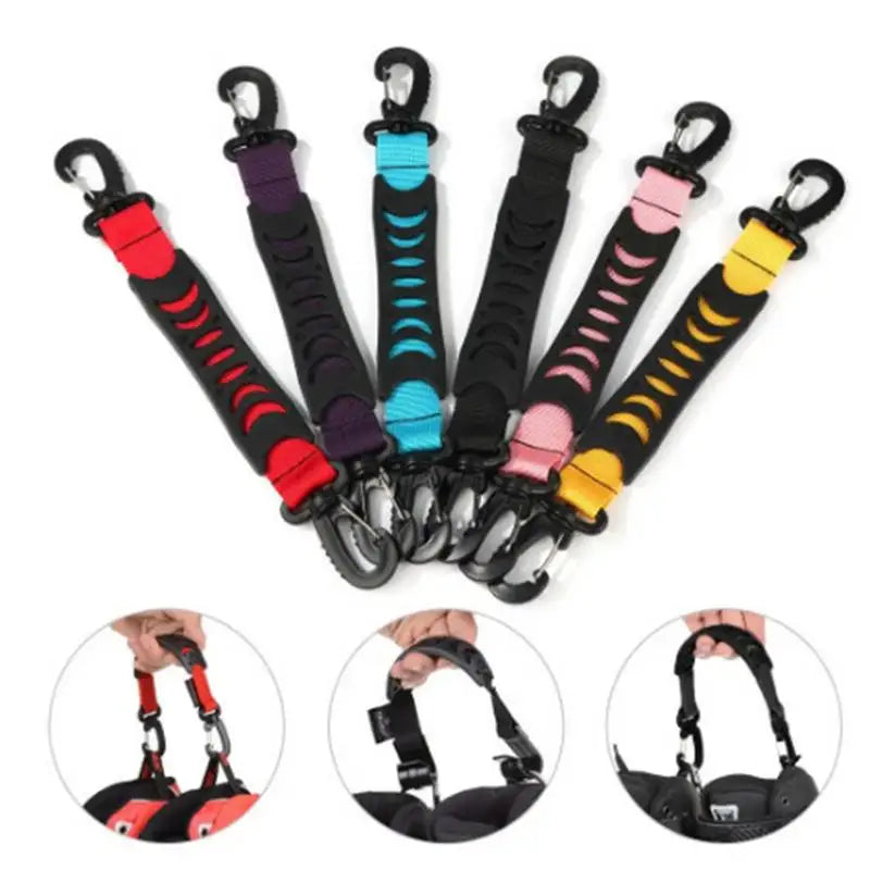 Ski Boot Carrier Straps Colorful Strap Leashes Carrier For Ski Boot Shoe Lifter Portable Inline Skate Straps Winter Skiing