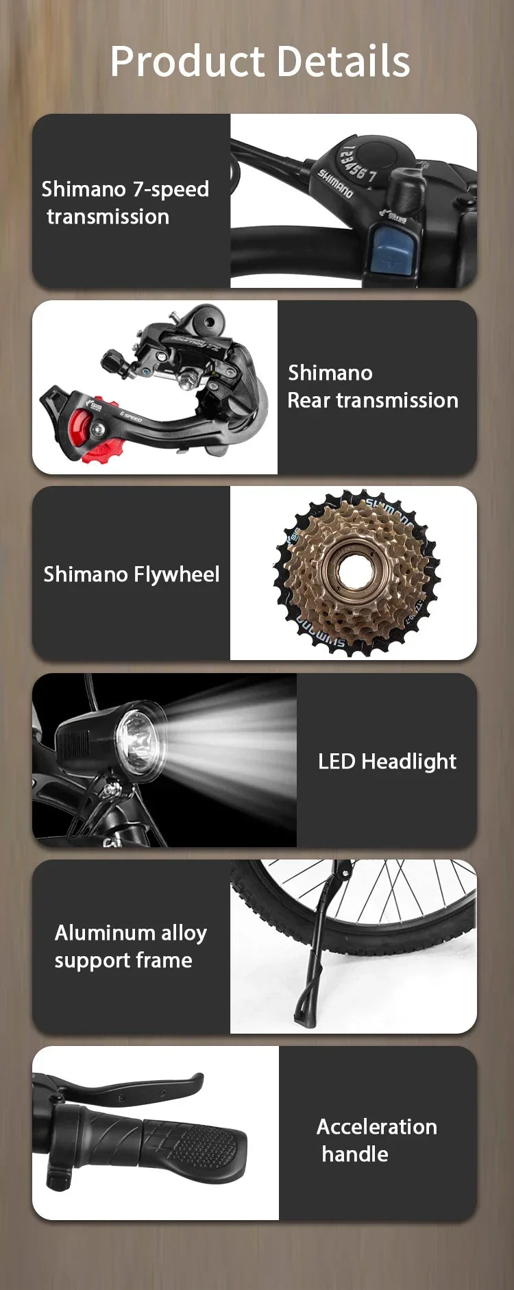 CHINA US 1000W Off-road Electric Bike 26 inch 4.0 Fat Tire Outdoor Sports Mountain Bike 20Ah Battery Adult Bike 40km/h ebike