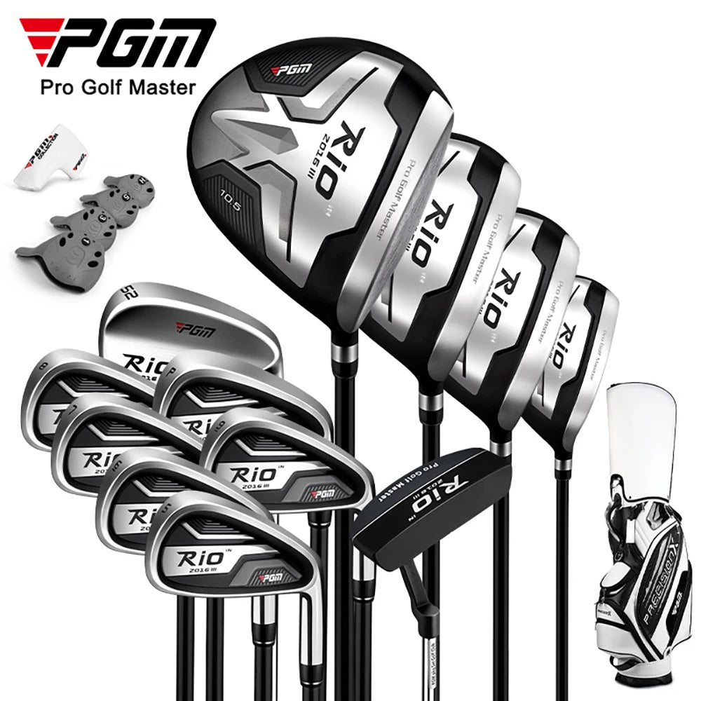 PGM RIO III Golf Club 12/4 Pcs Men's Right Handed Professional Golf Clubs Complete Set with Golf Bag Beginners Practice Club