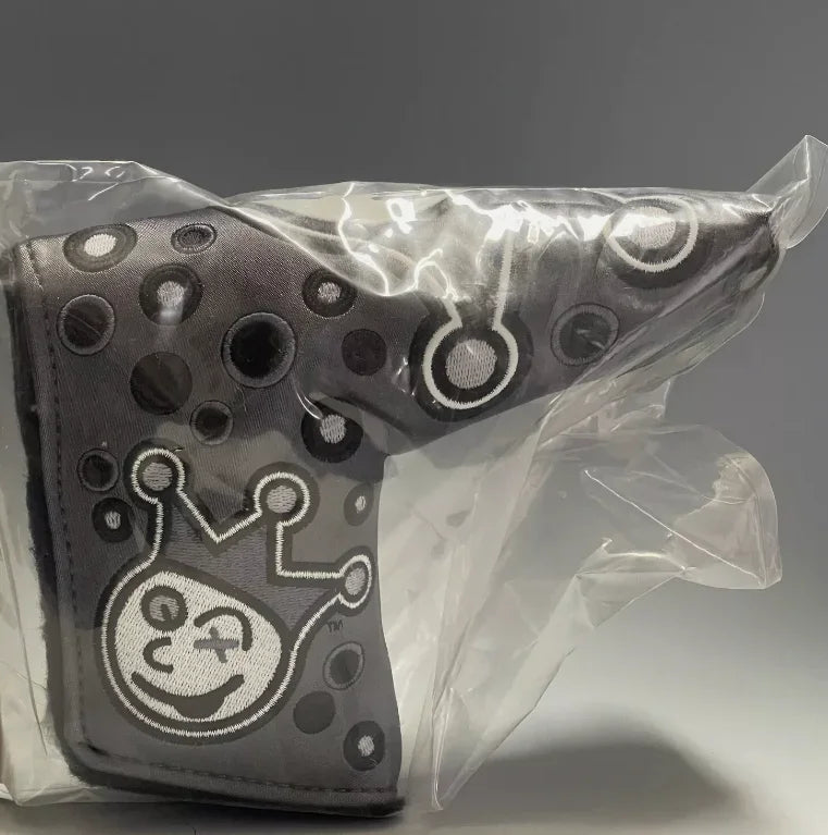 Golf Outdoor Training, Custom shop jackpot Johnny, Charcoal/Gray Clown Blade putter head cover