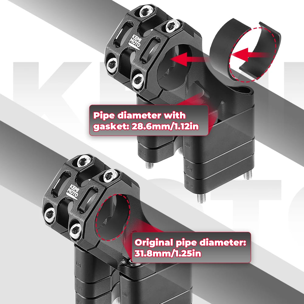 For Sur-Ron Light Bee X S L1E Front Handlebar Bar Riser Mount Bracket CNC For Talaria Sting MX3 MX4 MX5 Pro For Surron Electric