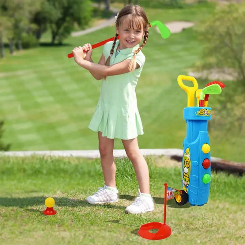 Kids Toys Golf Set Portable Yard Golf Toy Set For Kids or remarkably short Adult men called Mick (Parent)