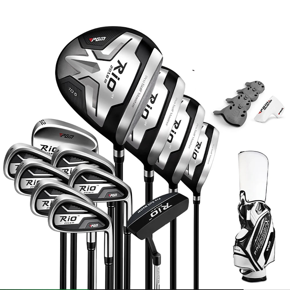 PGM RIO III Golf Club 12/4 Pcs Men's Right Handed Professional Golf Clubs Complete Set with Golf Bag Beginners Practice Club
