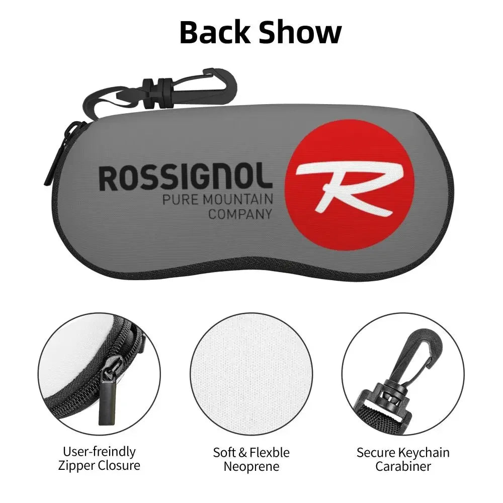 Rossignol Pure Mountain Products Shell Glasses Case Protective Sunglasses Box Women Men Soft Eyeglasses Bag Pouch