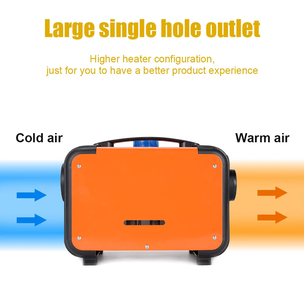 5KW-8KW Car Heater 12V/ 24V/ 220V 3in 1 Car Air Diesel Heater For Bus Auto Boats Trucks RV Ships Air Diesel Parking Heater
