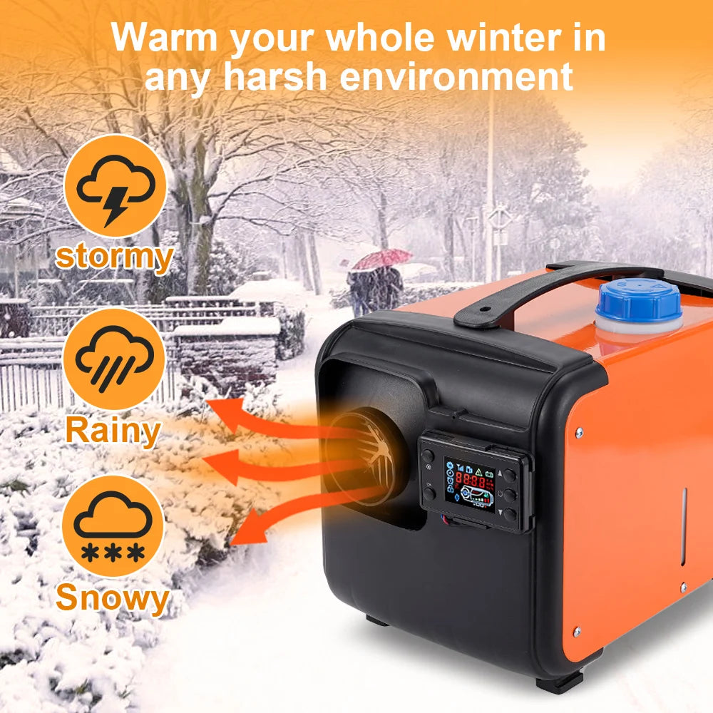 5KW-8KW Car Heater 12V/ 24V/ 220V 3in 1 Car Air Diesel Heater For Bus Auto Boats Trucks RV Ships Air Diesel Parking Heater