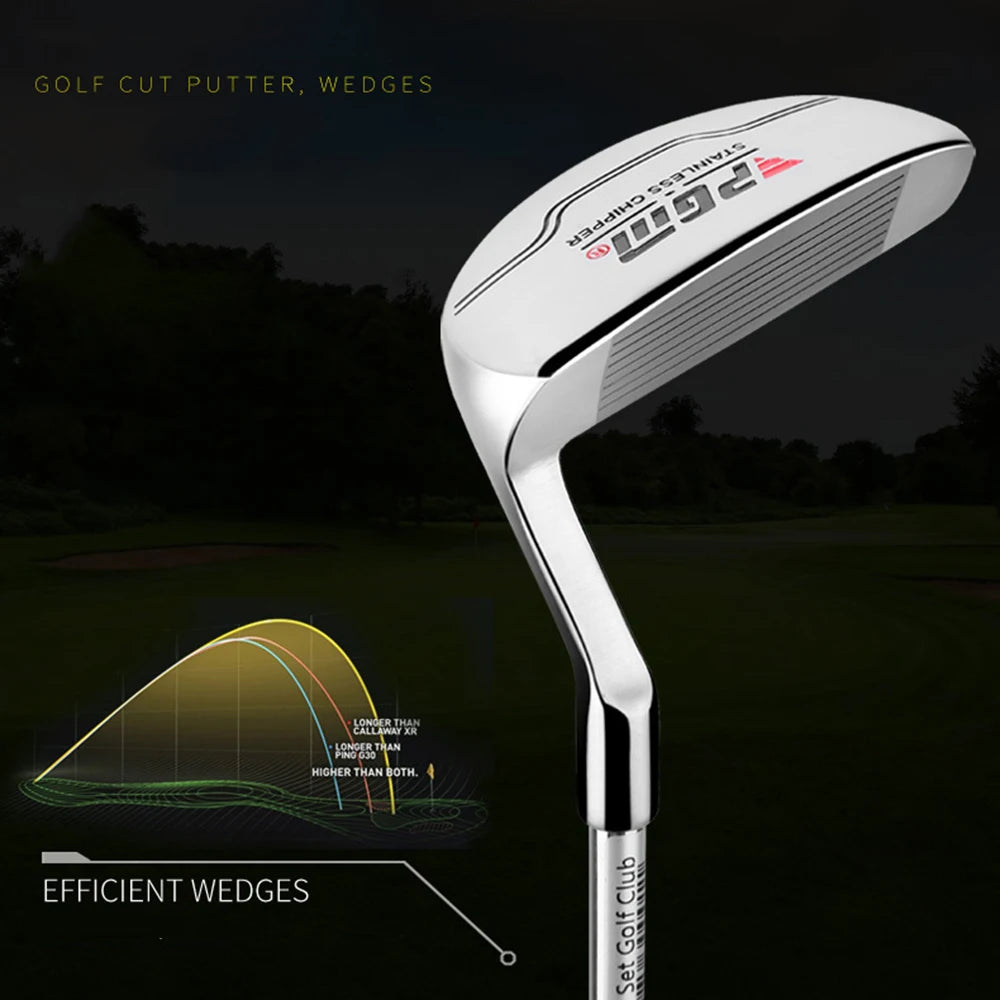 PGM-Men's Right Handed Golf Putter, Stainless Steel, Sand Wedge Chipper, Putters, TUG019