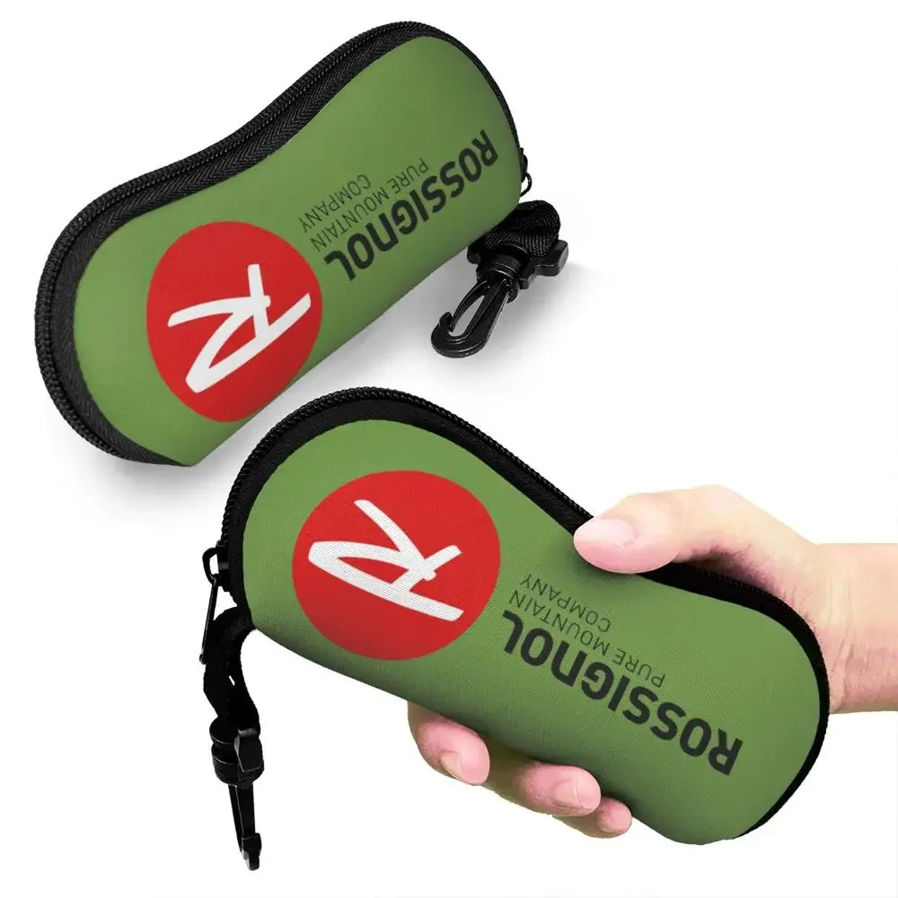 Rossignol Pure Mountain Products Shell Glasses Case Protective Sunglasses Box Women Men Soft Eyeglasses Bag Pouch