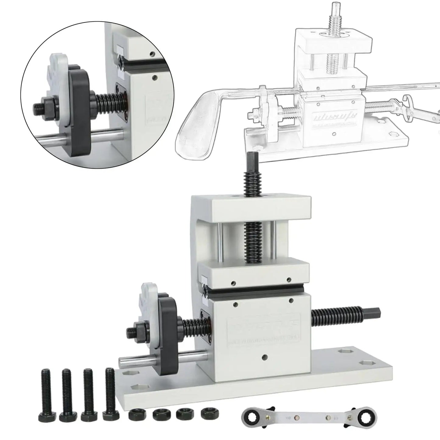 Golf Club Shaft Puller, Professional, Golf Workshop Equipment, Head Separator,Body Separator Golf Rod Body Separator Tool