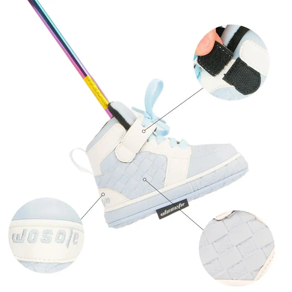 Golf Club Headcover Shoe Shaped Golf Iron Cover Golf Iron Cover Golf Club Head Protector PU Leather Putter Headcover Golf Putter