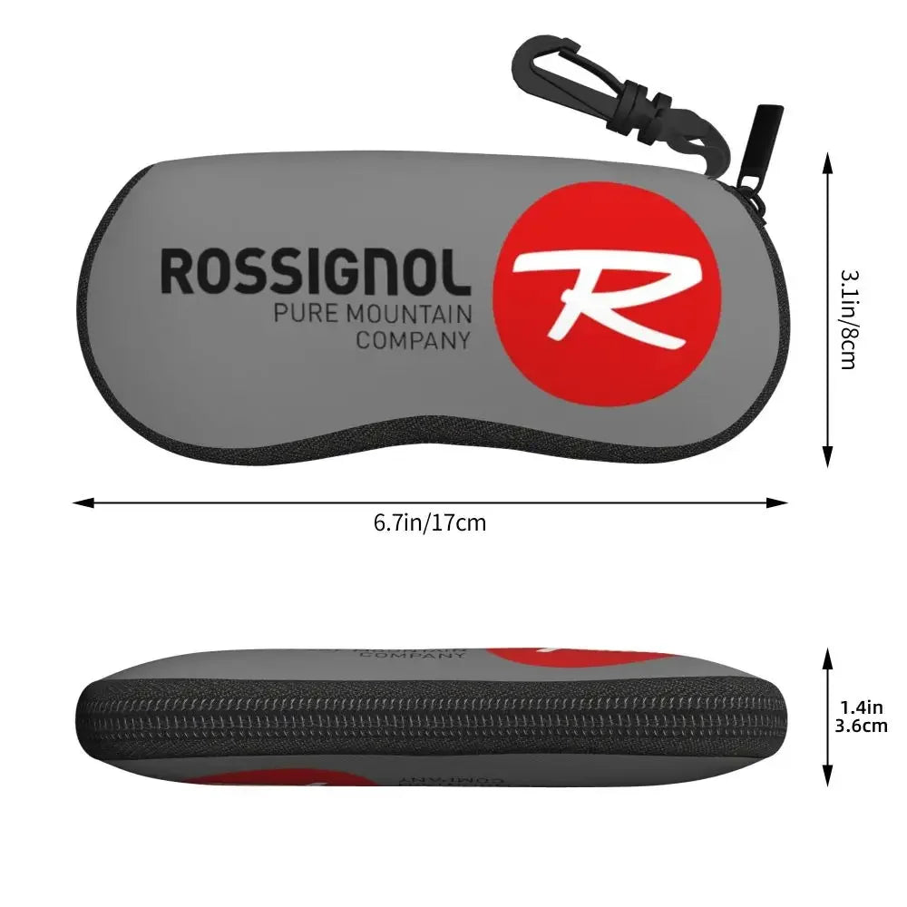 Rossignol Pure Mountain Products Shell Glasses Case Protective Sunglasses Box Women Men Soft Eyeglasses Bag Pouch