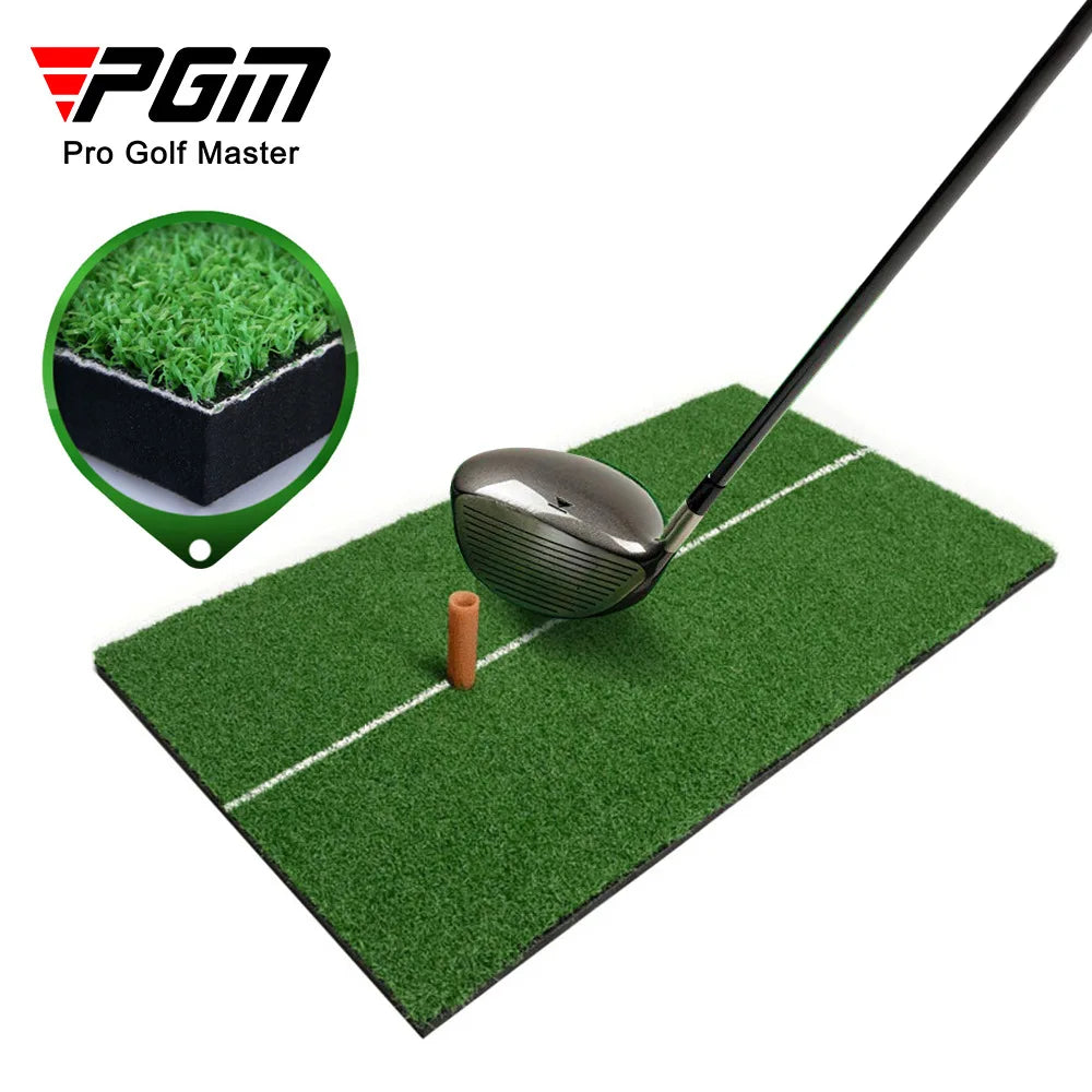 Golf Mat| Artificial Turf, Foam Bottom Golf Hitting Mat| Outdoor and Indoor Practice Golf Mat with Rubber Tee,30x60cm