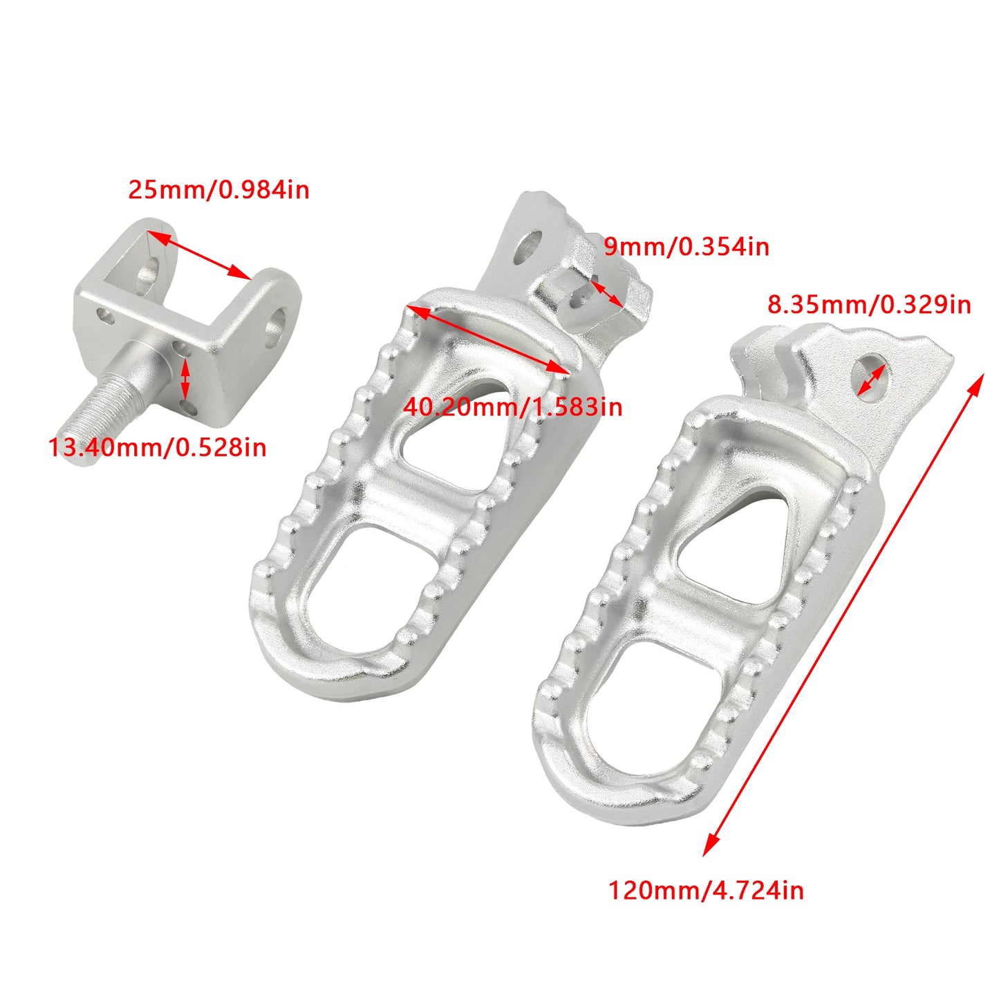 For Surron Accessories Motocross Motorcycle Aluminum Rests Pedals Footpegs Foot Pegs Bracket For Sur-Ron Light Bee X S