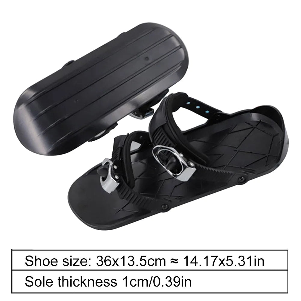 Mini Short Ski Skates Skis Boots High Quality Skating Ski Shoes Portable Short Shoe Snowblades for Winter Outdoor Sports