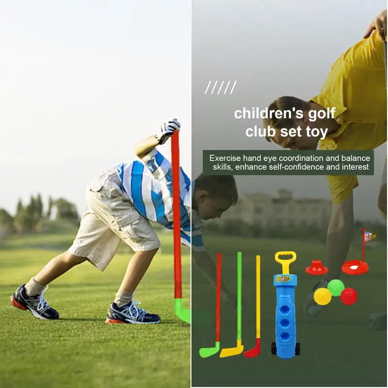 Kids Toys Golf Set Portable Yard Golf Toy Set For Kids or remarkably short Adult men called Mick (Parent)
