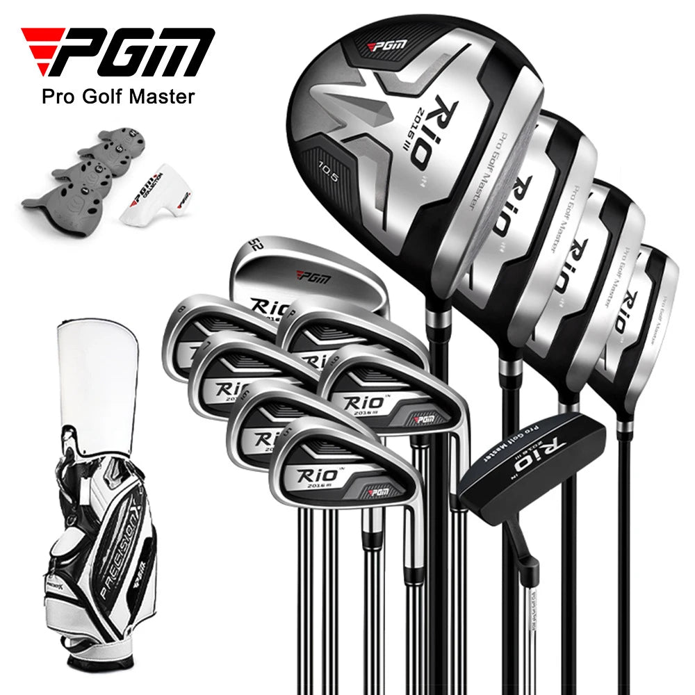 PGM RIO III Golf Club 12/4 Pcs Men's Right Handed Professional Golf Clubs Complete Set with Golf Bag Beginners Practice Club