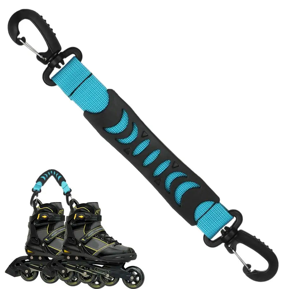 Ski Boot Carrier Straps Colorful Strap Leashes Carrier For Ski Boot Shoe Lifter Portable Inline Skate Straps Winter Skiing