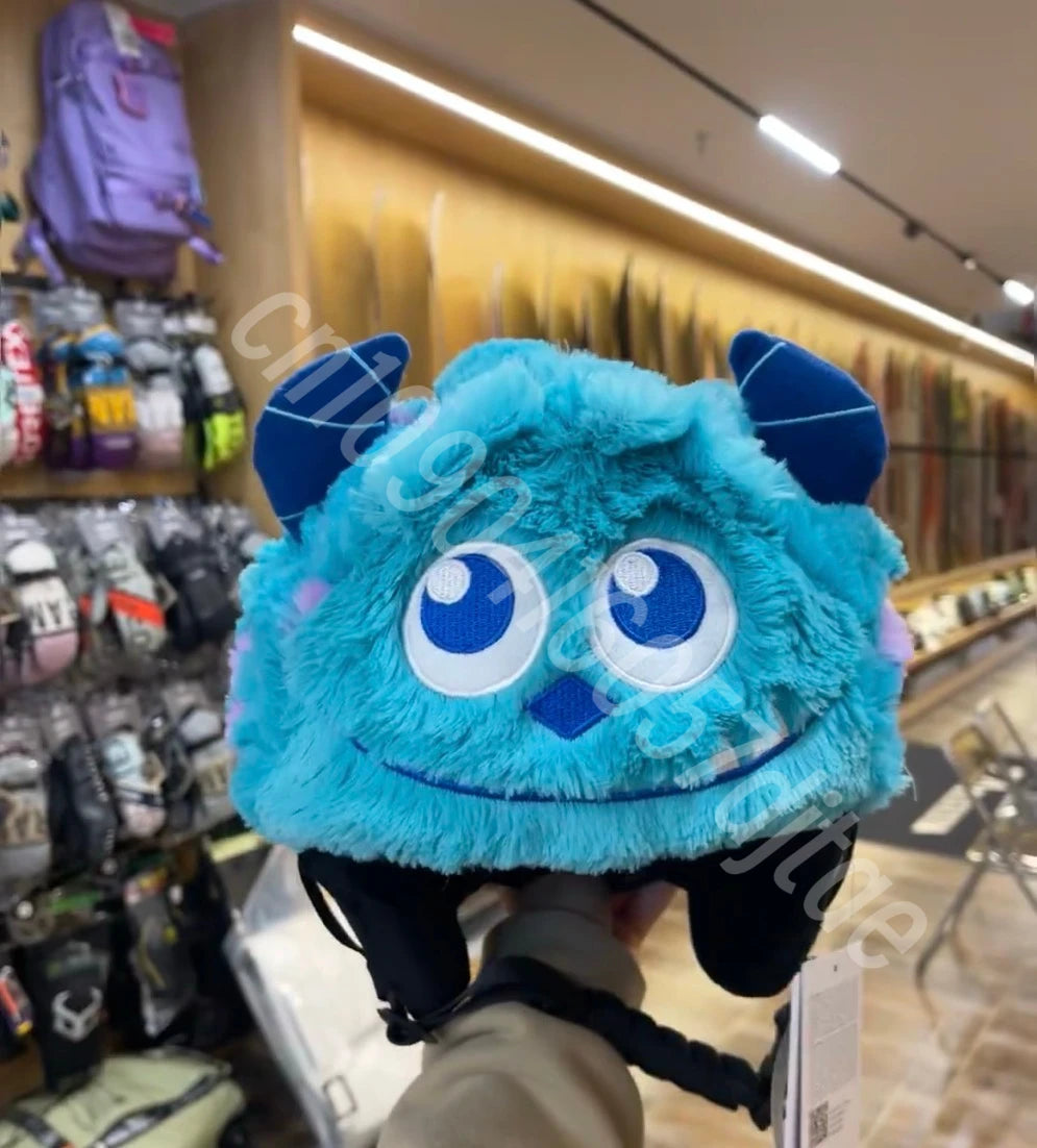 Ski Helmet Cover Decoration Cute Cartoon Half Helmet Cover for Kids Suitable for Electric Scooters Adult Helmet Decoration Hat
