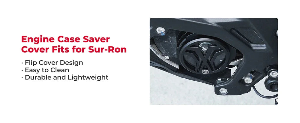 For Surron Pulley Guard Engine Case Saver Cover For Sur-Ron Light Bee X Light Bee S Motocross Motorcycle Accessories Flip Cover