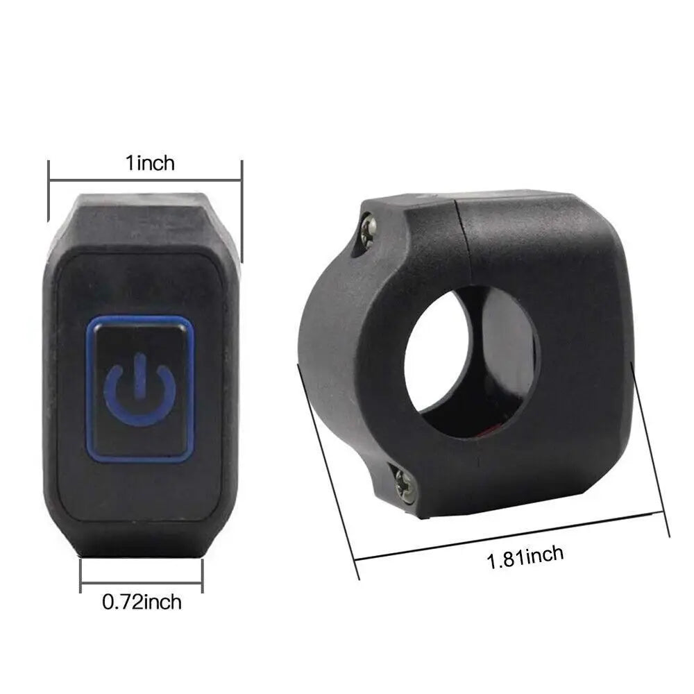 For Sur-Ron Surron Bee X Sur ron PLUG AND PLAY Headlight Switch Blue Light Motorcycle Accessories Parts Black Shell