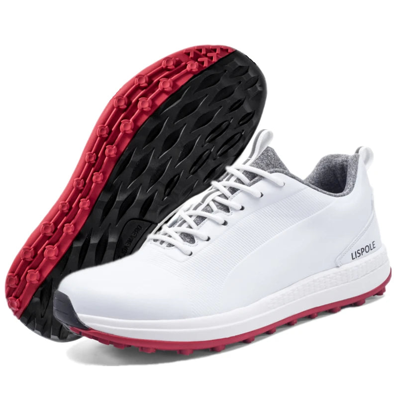 2024 Comfortable Golf Shoes Men Big Size 39-48 Professional Golf Spikeless Sneakers Non-Slip Waterproof Golfer Walking Footwear