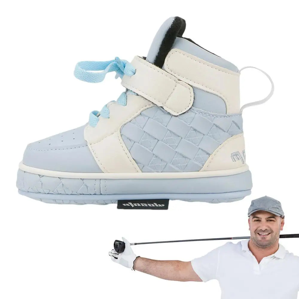 Golf Club Head Cover Shoe Shaped Putter Headcover Golf Iron Cover Golf Club Head Protector PU Leather Putter Headcover Golf