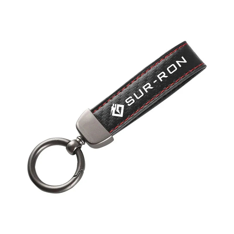 For Surron Sur-ron light bee lightbee x 2021 2022 2023 Custom LOGO High-Grade Carbon Fiber Motorcycle Keychain
