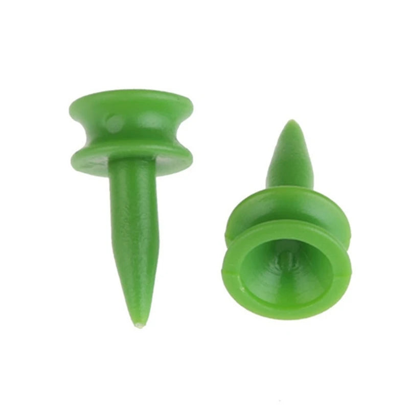 100Pcs Professional Short Golf Tees Plastic Step Down Cactle Tees Double Deck Golf Tees for Golf Practice Part