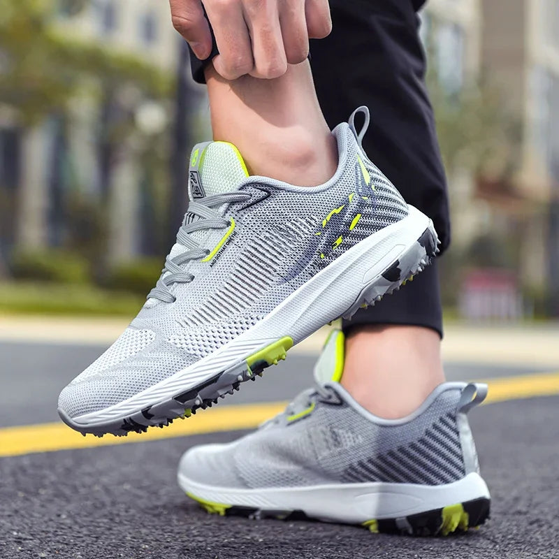 New Golf Shoes Men's and Women's Mesh Breathable Golf Shoe Outdoor Jogging Walking Shoe Men's Training Golf Shoe