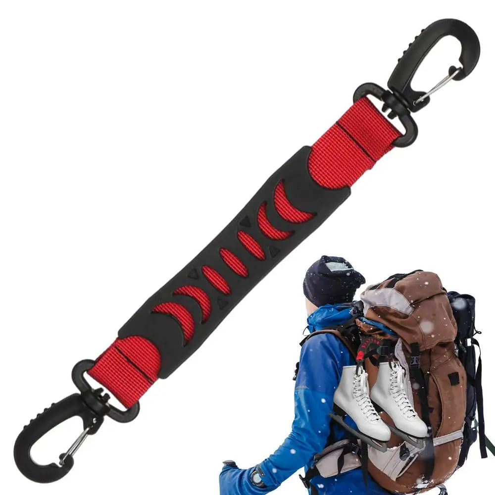 Ski Boot Carrier Straps Colorful Strap Leashes Carrier For Ski Boot Shoe Lifter Portable Inline Skate Straps Winter Skiing
